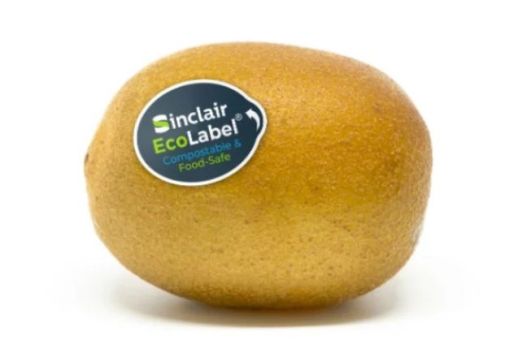 Zespri home-compostable produce label
