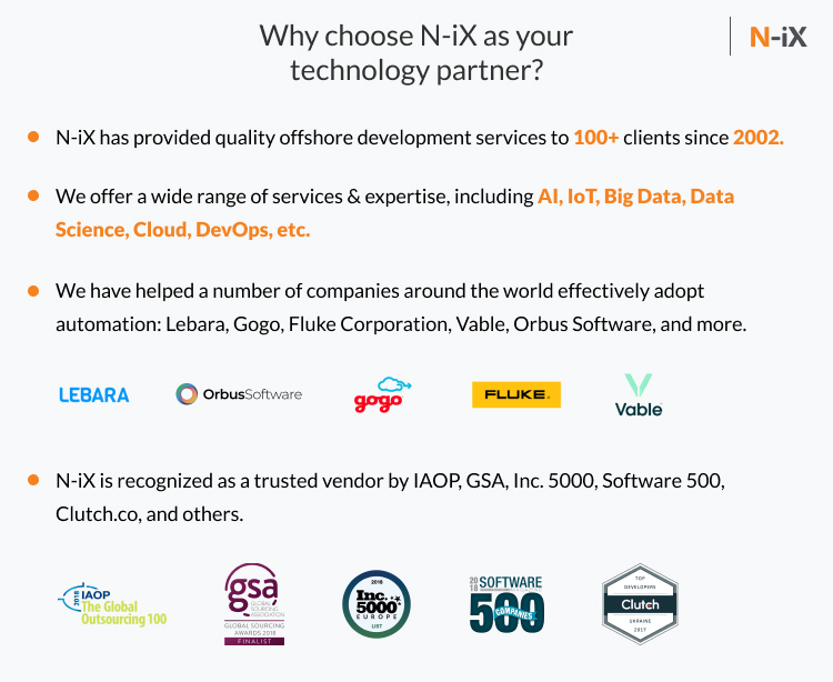 N-iX as a technology partner